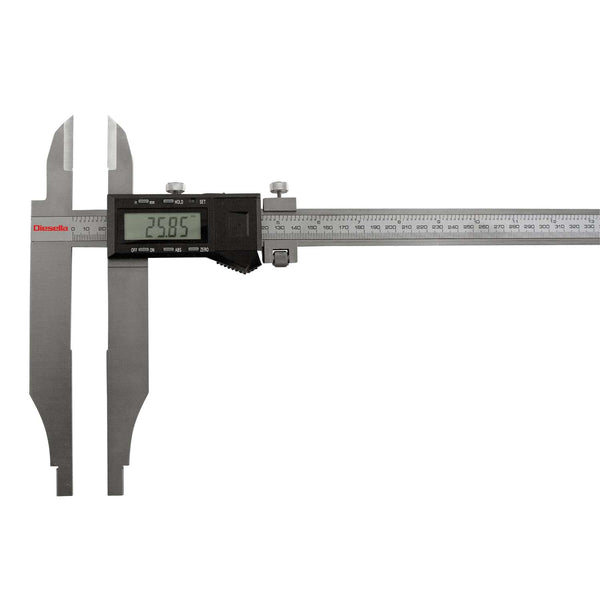 DIESELLA Digital dobbeltkæbet skydelære 0-1000x0,01 mm med kæbelængde 60/150 mm