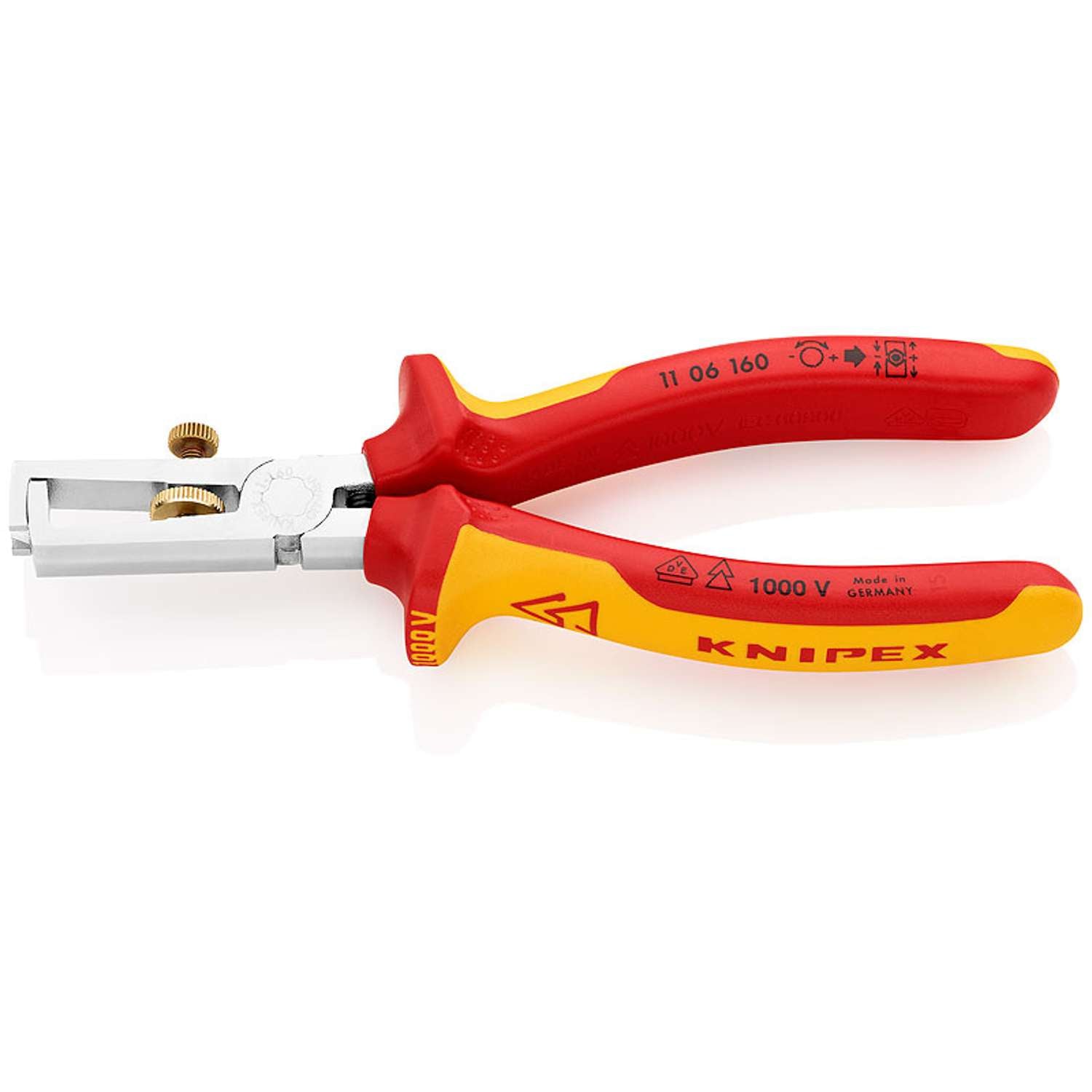 KNIPEX Afisoleringstang 1106 160 VDE 1000V knipex-afisoleringstang-1106-160-vde-1000v