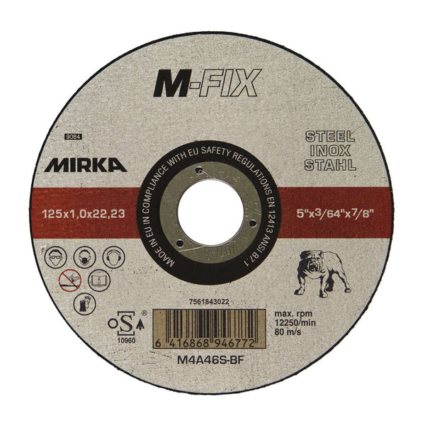 MIRKA Skæreskive, m-fix inox 2,0x125mm