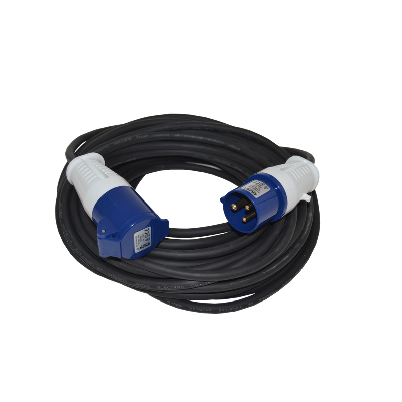 BLUE ELECTRIC kabelsæt CEE 230V 25m 3x1,5mm2