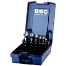 BOHRCRAFT Forsænkersæt KS6-K HSS Kegels. ABS-Box 6,3 - 20,5 /6-dele