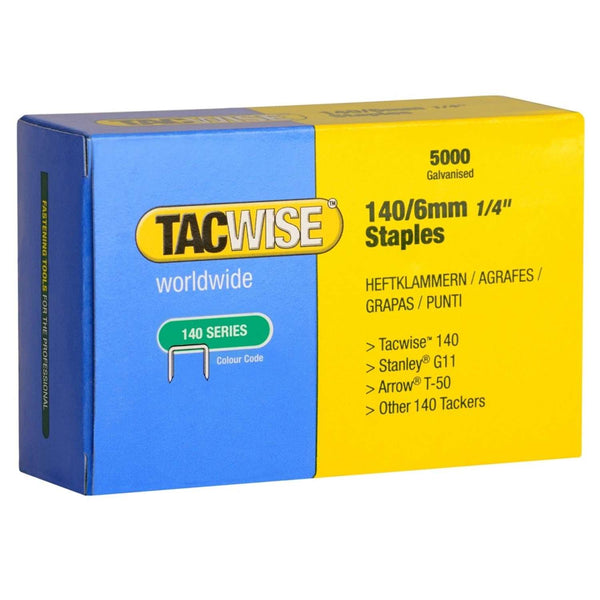 Tacwise klammer 140/6mm - 5000 stk