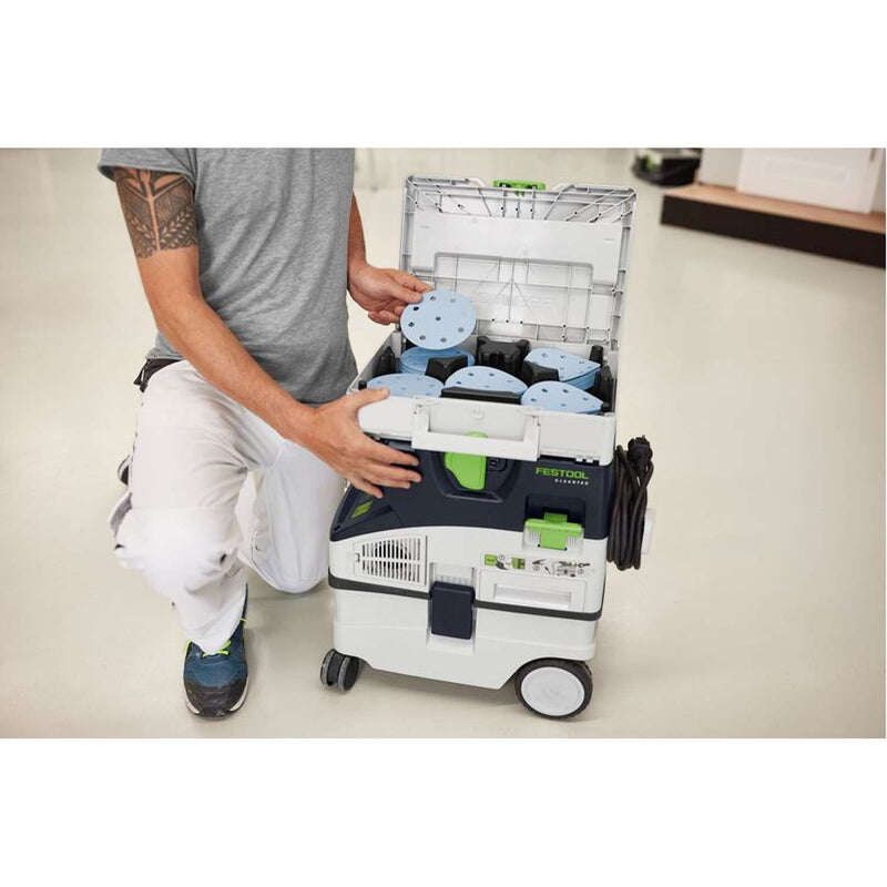 FESTOOL Slibepapir-Systainer³ Granat SYS-STF D125 GR-Set