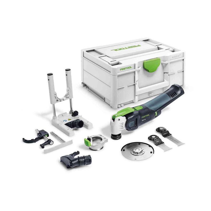 FESTOOL Akku multiværktøj OSC 18 Li E-Basic Set SYS3