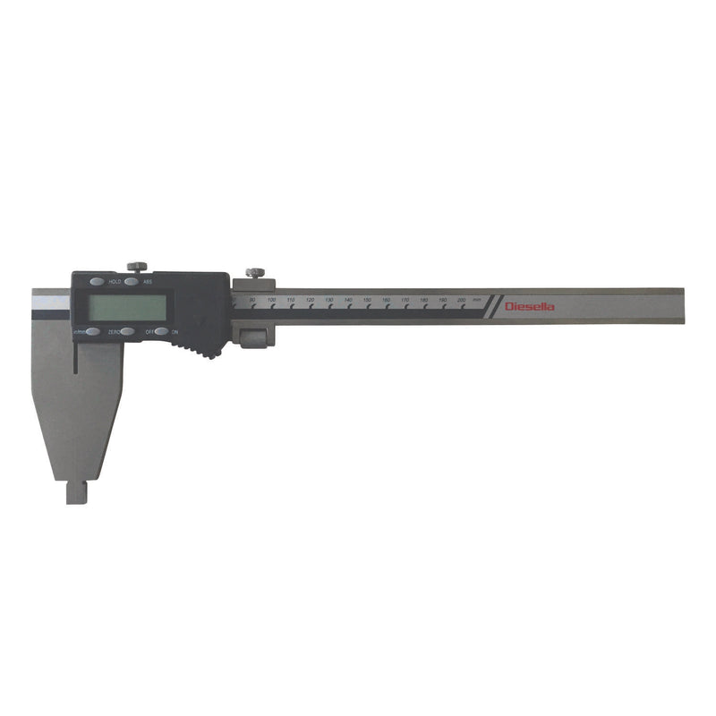 DIESELLA Digital skydelære 0-200x0,01 mm med 90 mm kæber