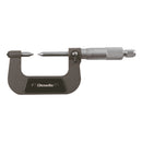 DIESELLA Mikrometer 0-25x0,01 mm med spidse målepunkter