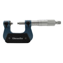 DIESELLA Gevindmikrometer 25-50x0,01 mm inkl. V- og kegleformede indsatser