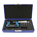 DIESELLA Gevindmikrometer 25-50x0,01 mm inkl. V- og kegleformede indsatser