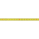 DIESELLA Selvklæbende Pit båndmål i stål 2Mx13 mm, V-H graduering GUL