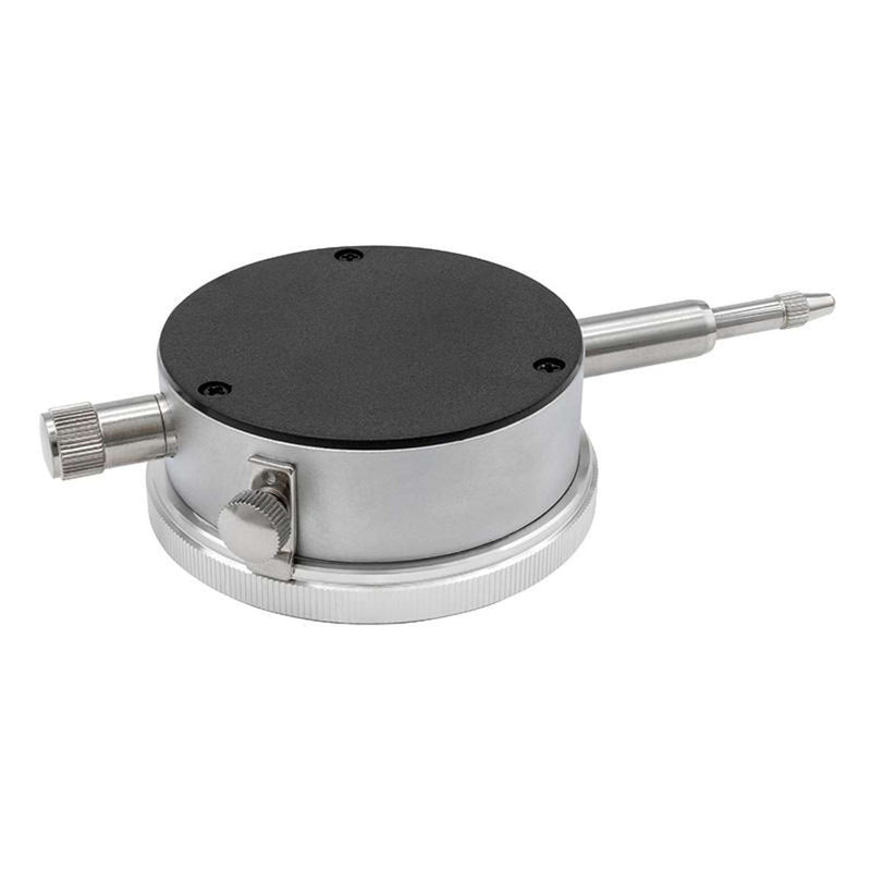 DIESELLA Måleur 0-10 x 0,01mm DIN 878 med tolerancepile og flad bagplade + bagplade med øje
