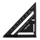 DIESELLA Speedvinkel i aluminum med sort-oxideret 185x185mm 0-90Gr.