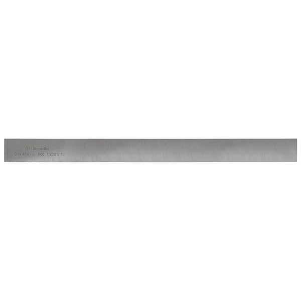 DIESELLA Retteskinne 500x40x8 mm i stål DIN 874 Grad 2