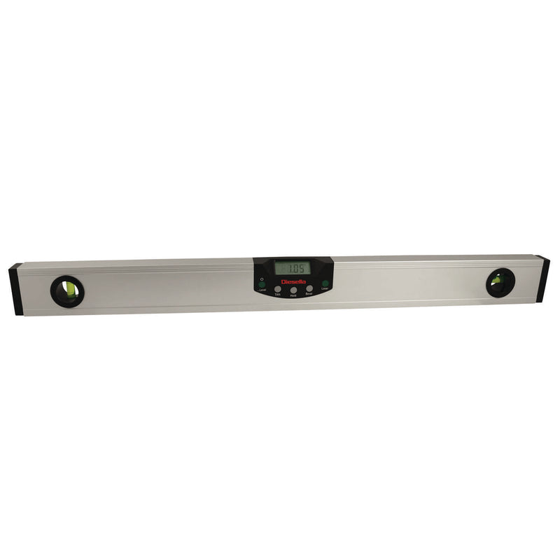 DIESELLA Digital vaterpas 400 mm/0,05° med +- laser- og LED lys