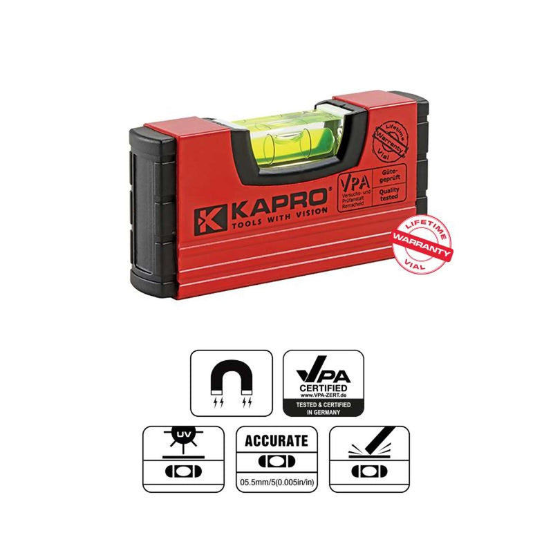 KAPRO Mini vaterpas Handy 246 10cm med magnet