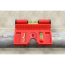 KAPRO Stolpevaterpas med 3 slagfaste rørlibeller