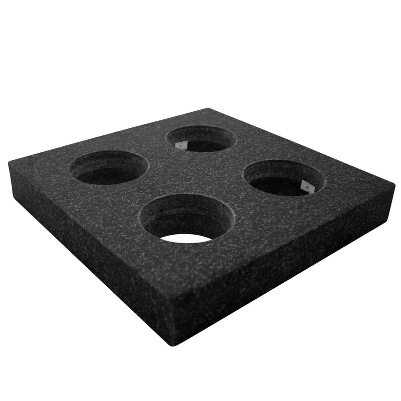 DIESELLA Granit vinkelnormal 90° kvadratform 500x500x70 mm DIN 875 - DIN 876/0