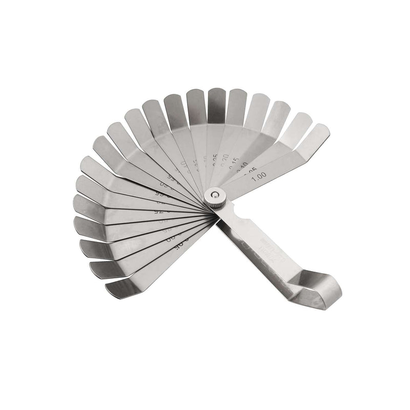 DIESELLA Ventil søgerblad 0,05-1,00 mm (20 blade) 100 mm 45° vinkel