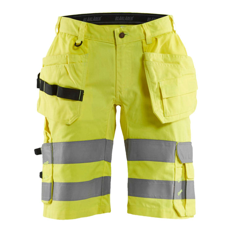 BLÅKLÄDER Arbejdsshorts m/stretch High-Vis gul