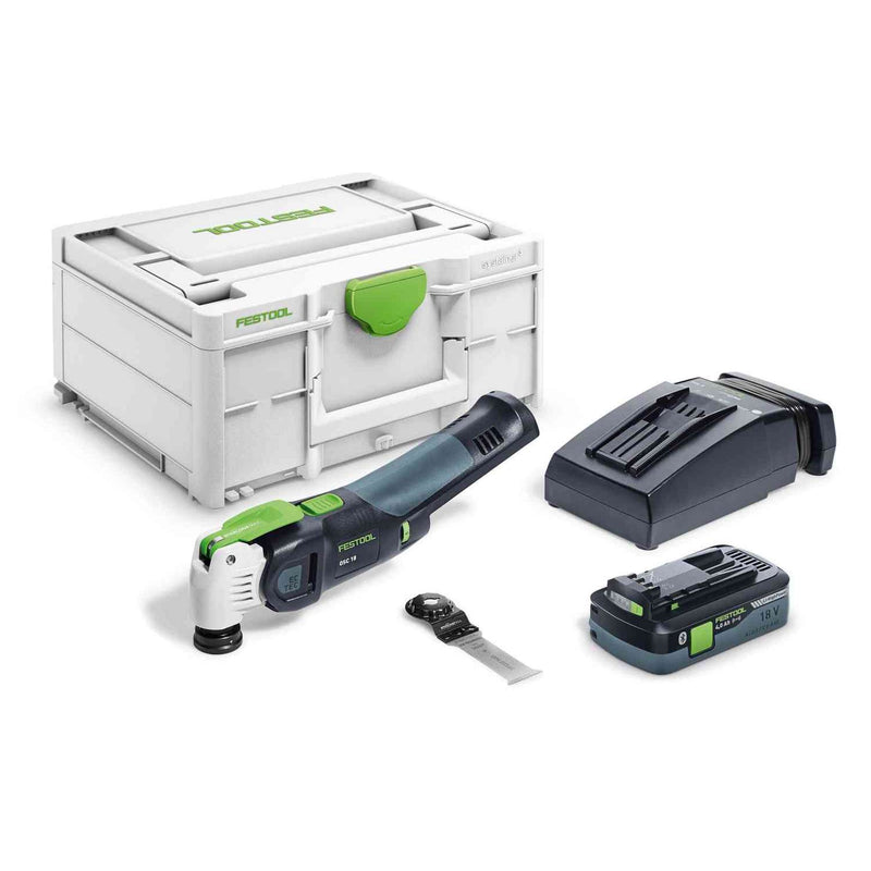 FESTOOL Akku multiværktøj VECTURO OSC 18 HPC 4,0 EI-Plus SYS³