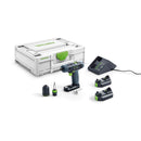 FESTOOL Akku bore-/skruemaskine TXS 2,6-Plus SYS³