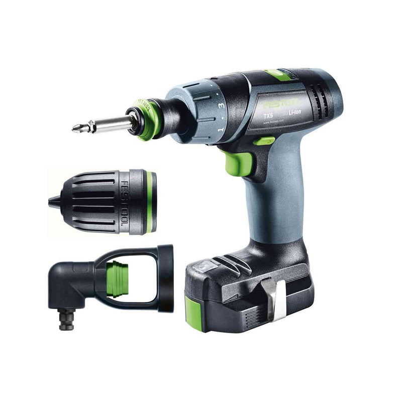 FESTOOL Akku bore-/skruemaskine TXS 2,6-Set SYS³