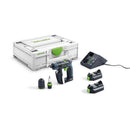 FESTOOL Akku bore-/skruemaskine CXS 2,6-Plus SYS³