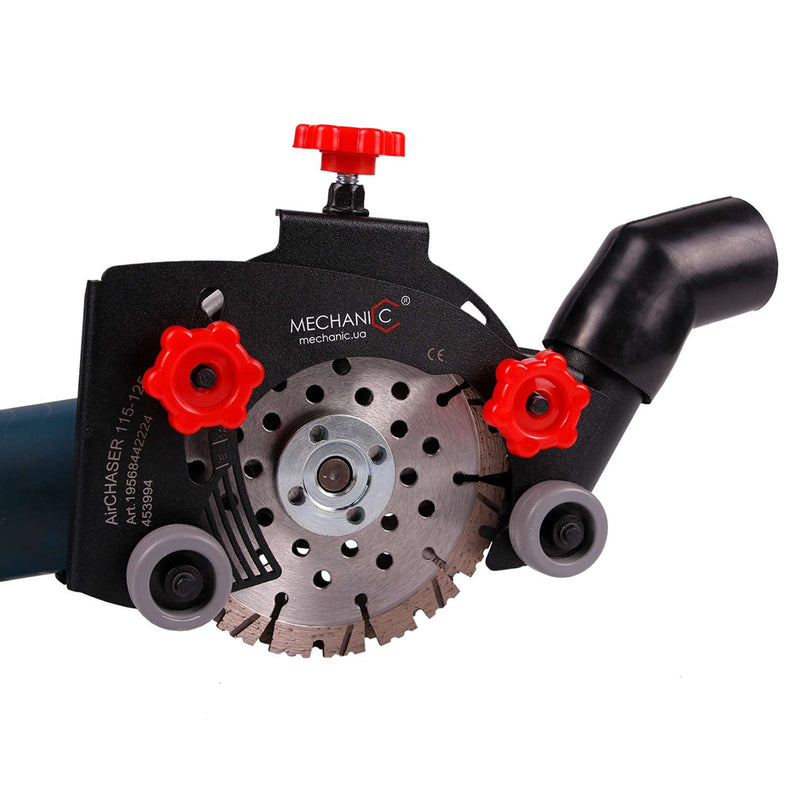 MECHANIC Støvskærm AirCHASER til fugefræsning og rilleskæring 125mm