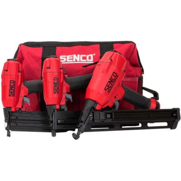 SENCO 3-TOOL Kit stift-, dykker- og klammepistol i taske