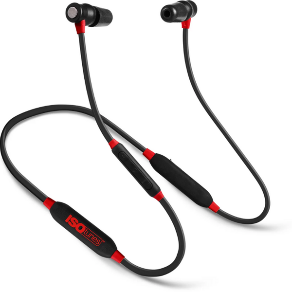 ISOTunes høretelefoner Xtra 2,0 Red/Black EN352 Bluetooth støj-isolerende