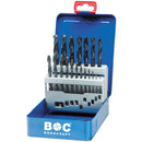 BOHRCRAFT Spiralborsæt M10 BC HSS-R DIN 338 1-10x0,5/19-dele
