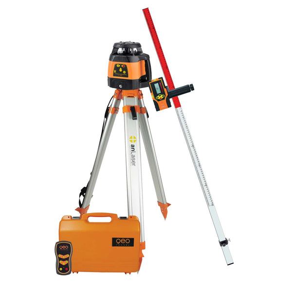 geo-FENNEL  Rotationslaser FL 245 + med 2 vejsfald komplet
