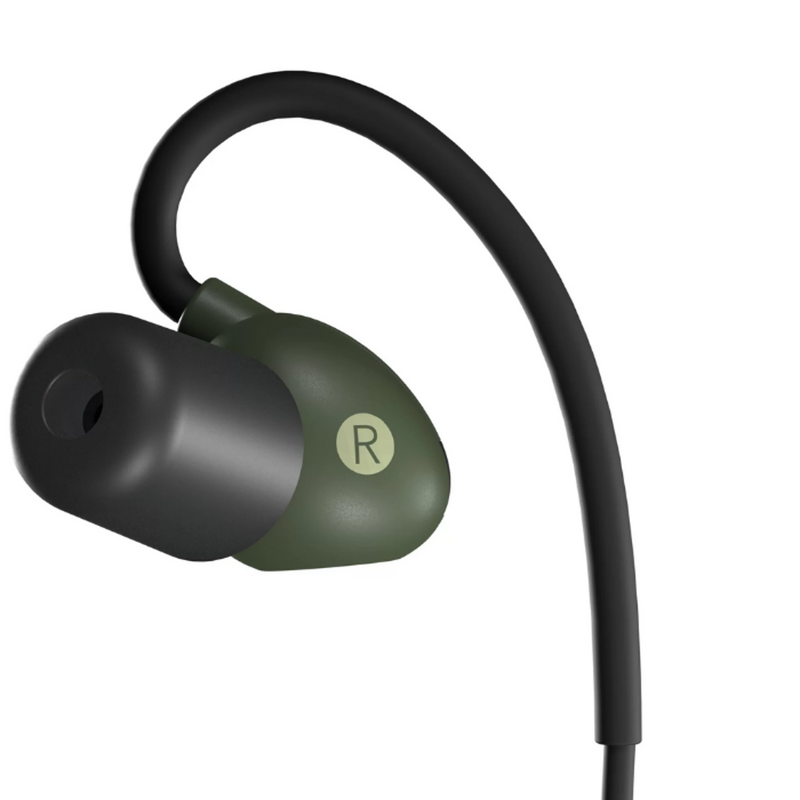 ISOtunes Høretelefoner SPORT Force Green Geronimo "Jagt" 2,0