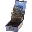 BOHRCRAFT Spiralborsæt KG13 OX HSS-G sort 1-13x0,5/25-dele