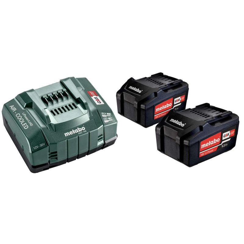 METABO Batterisæt BASIC-SET 18 2X5,2