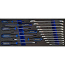 BATO Værktøjssæt 120 dele 2 skuffer EVA