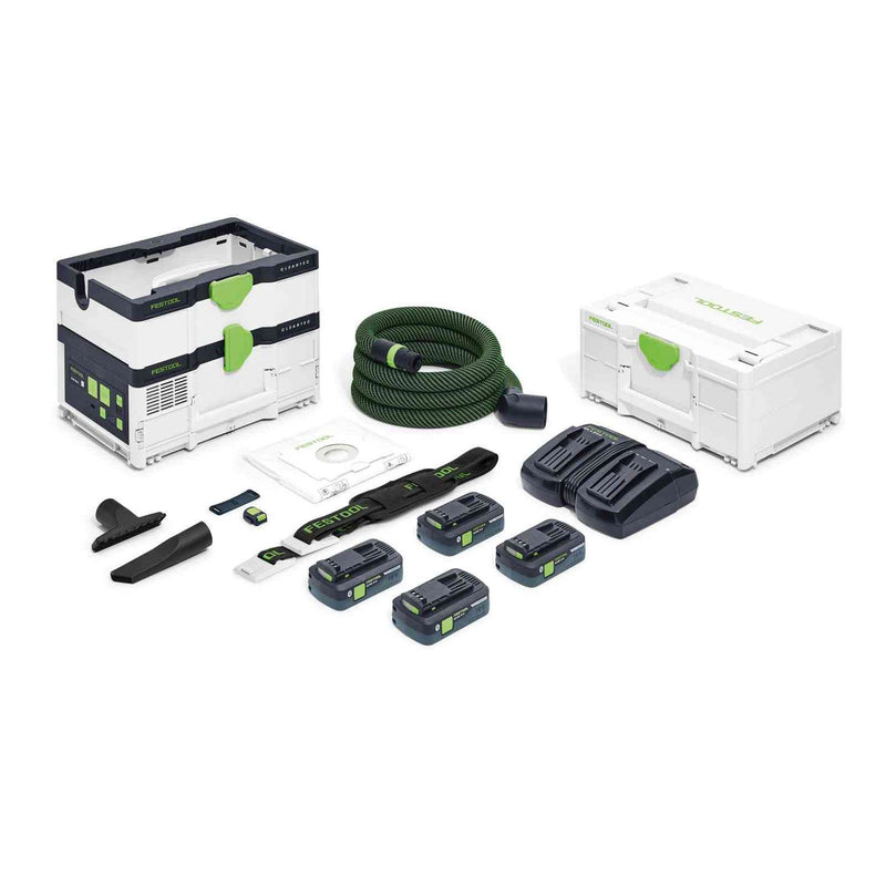 FESTOOL Akku støvsuger CTLC SYS HPC 4,0 I-Plus CLEANTEC