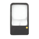 DIESELLA Håndlup 3X/5X/7X forstørrelse og LED lyskilde (flad model)