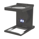 DIESELLA Trådtæller med måleskala (Foldbar) med 8X forstørrelse med LED lys og Ø30 glaslinse