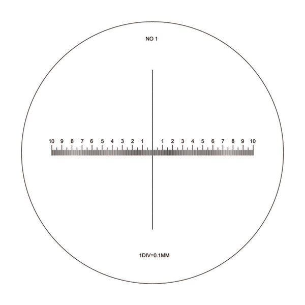 DIESELLA Skala nr. 1 til målelup 10X forstørrelse (art. 15405226)