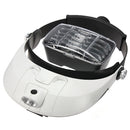 DIESELLA Pandelup med vipbar LED lys og 5 STK. udskiftelige linser