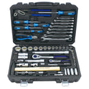 BATO Værktøjssæt 1/4" - 1/2" topnøglesæt. Ringgaffelnøgler. Skruetrækker. Tænger. Bits. 77 dele