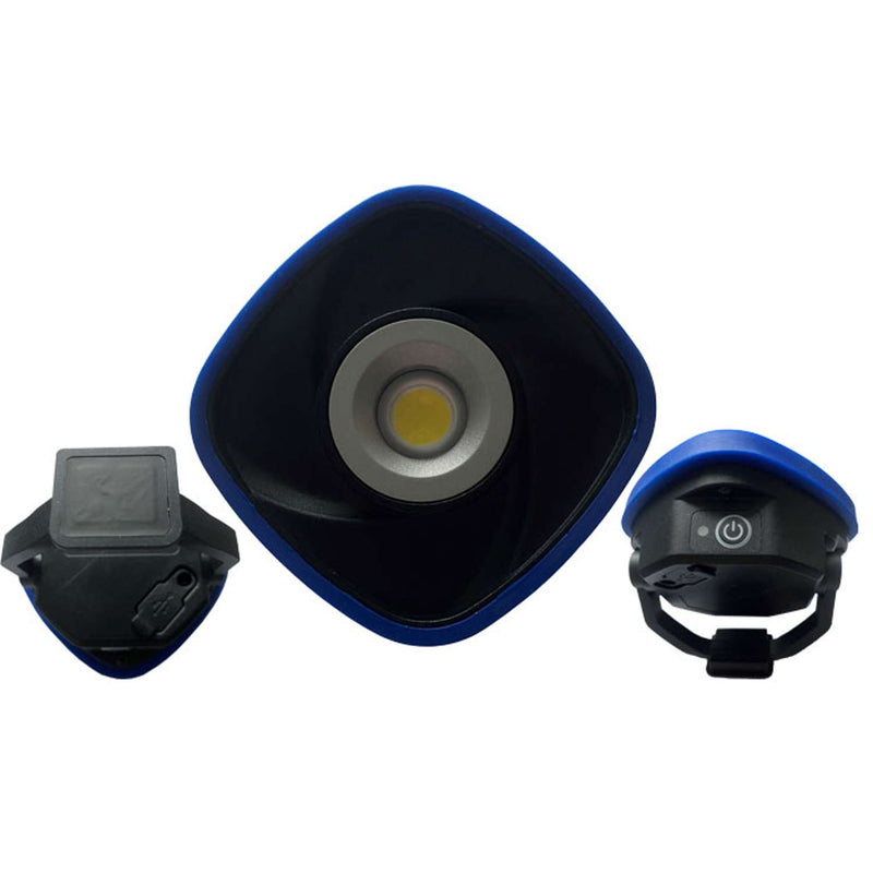 BATO Arbejdslampe 6W med flex magnet. 300/600 Lumen. Opladelig.