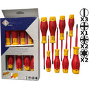 BATO Skruetrækkersæt 1000V. Kærv/Ph/Pz/Torx 8 dele