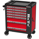 BATO Værktøjsvogn 7 skuffer og endeskab Rød