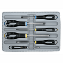 BAHCO Ergo skruetrækkersæt 6 stk PZ-kærv + lige kærv BE-9882