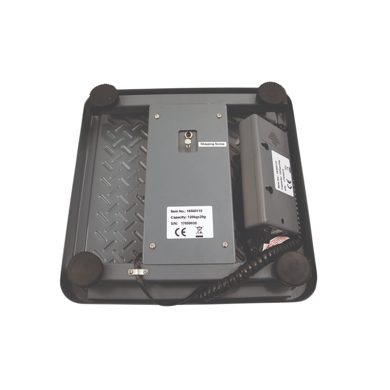 Diesella Pakkevægt 120kg x 20g 305x305 mm vejeplade