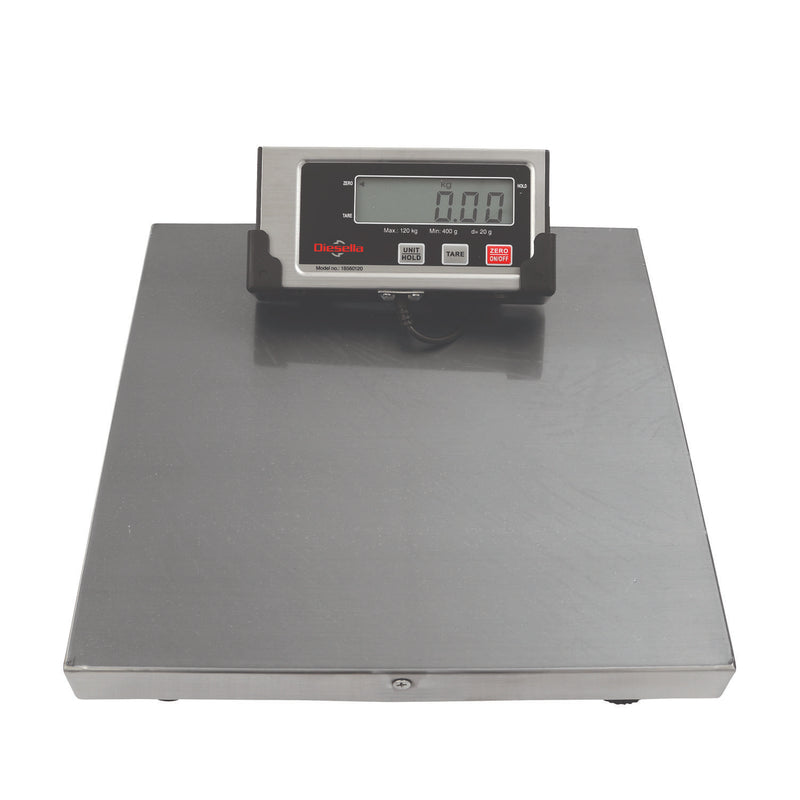 Diesella Pakkevægt 120kg x 20g 305x305 mm vejeplade