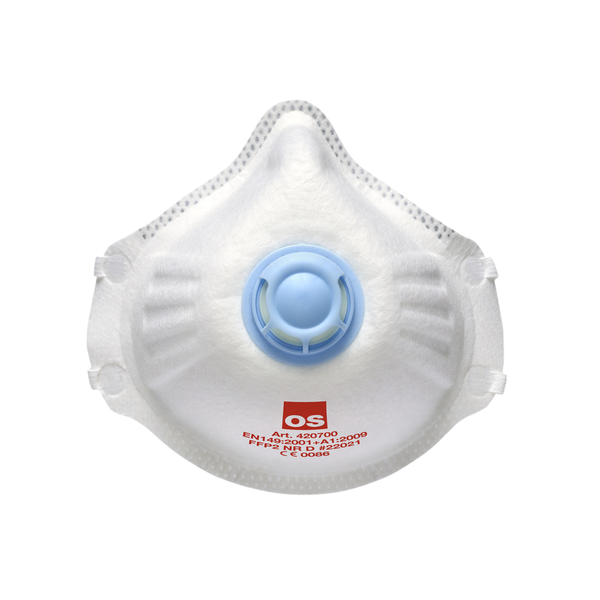 OS støvmaske med ventil FFP2-V 4207 12 stk