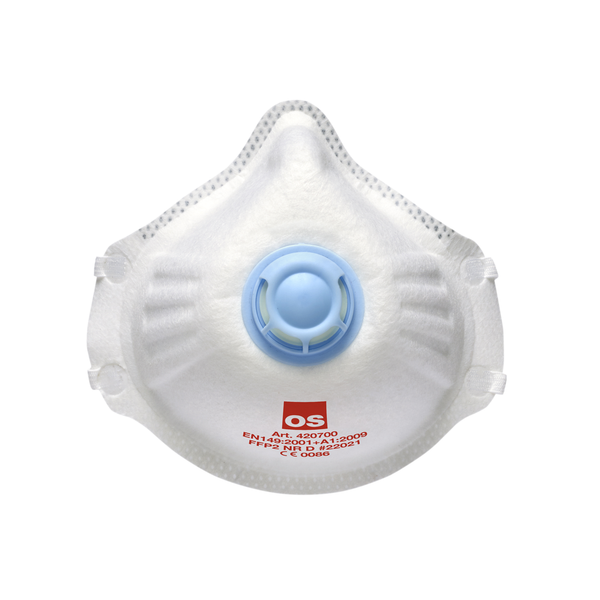 OS støvmaske med ventil FFP2-V 4207 12 stk "20 pakker"