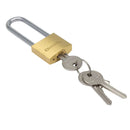 DIESELLA Hængelås Medium 30 mm Messing med forlænget bøjle